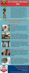 Tips To Repair Your Garage Door Image